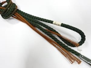 未使用品　正絹　手組帯締め